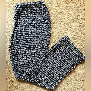 Soma Graphic Script PJ bottoms “she loved life and it loved her right back” Long